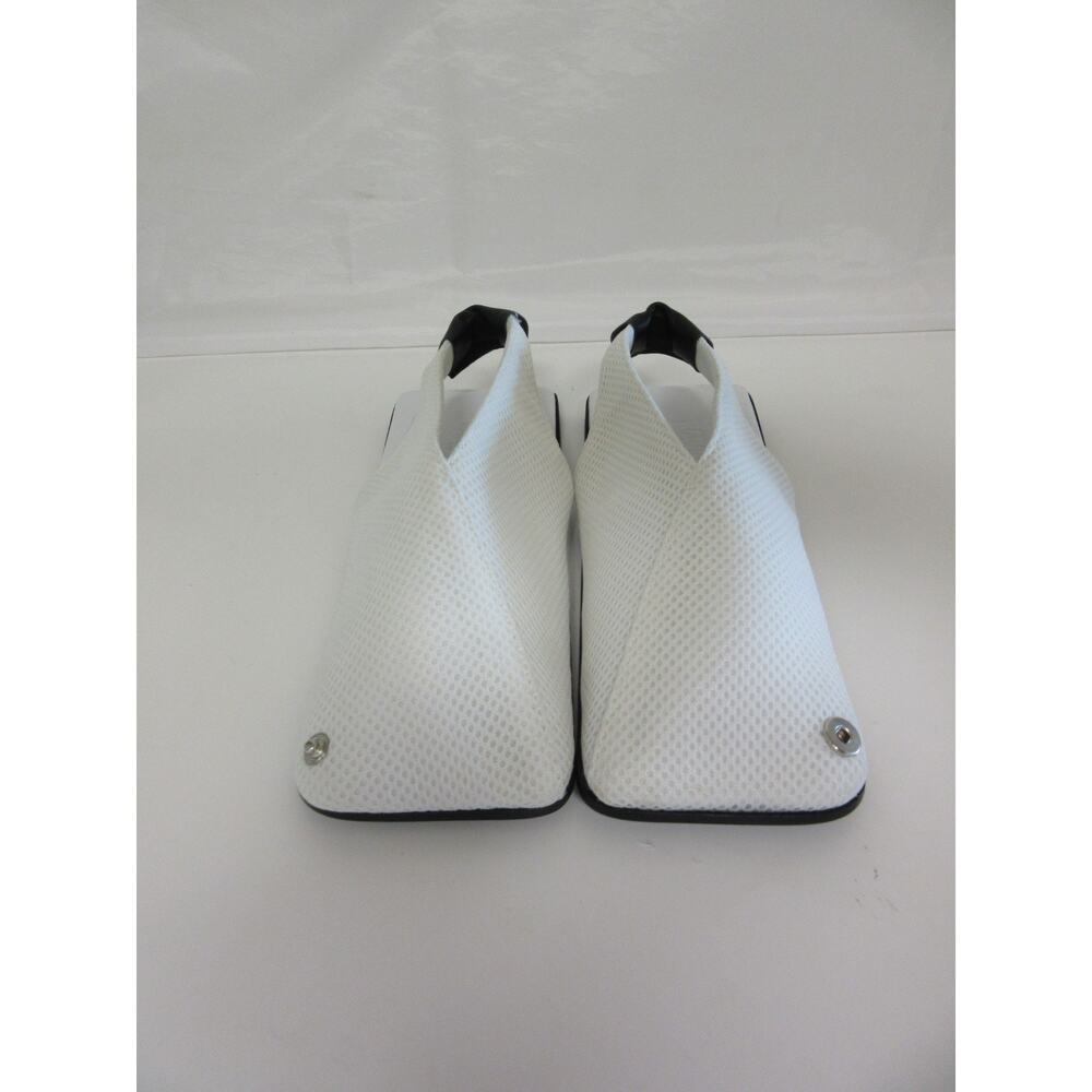 MM6 Maison Margiela White Mesh Slip On Slingback EU37 Italy Flats - Flaw - Picture 5 of 12